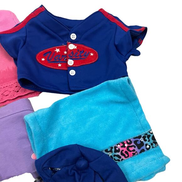 Lot of Build A Bear Clothing Outfits - Shirts, Shorts, Shoes, Hat - Girl and Boy - Picture 4 of 6